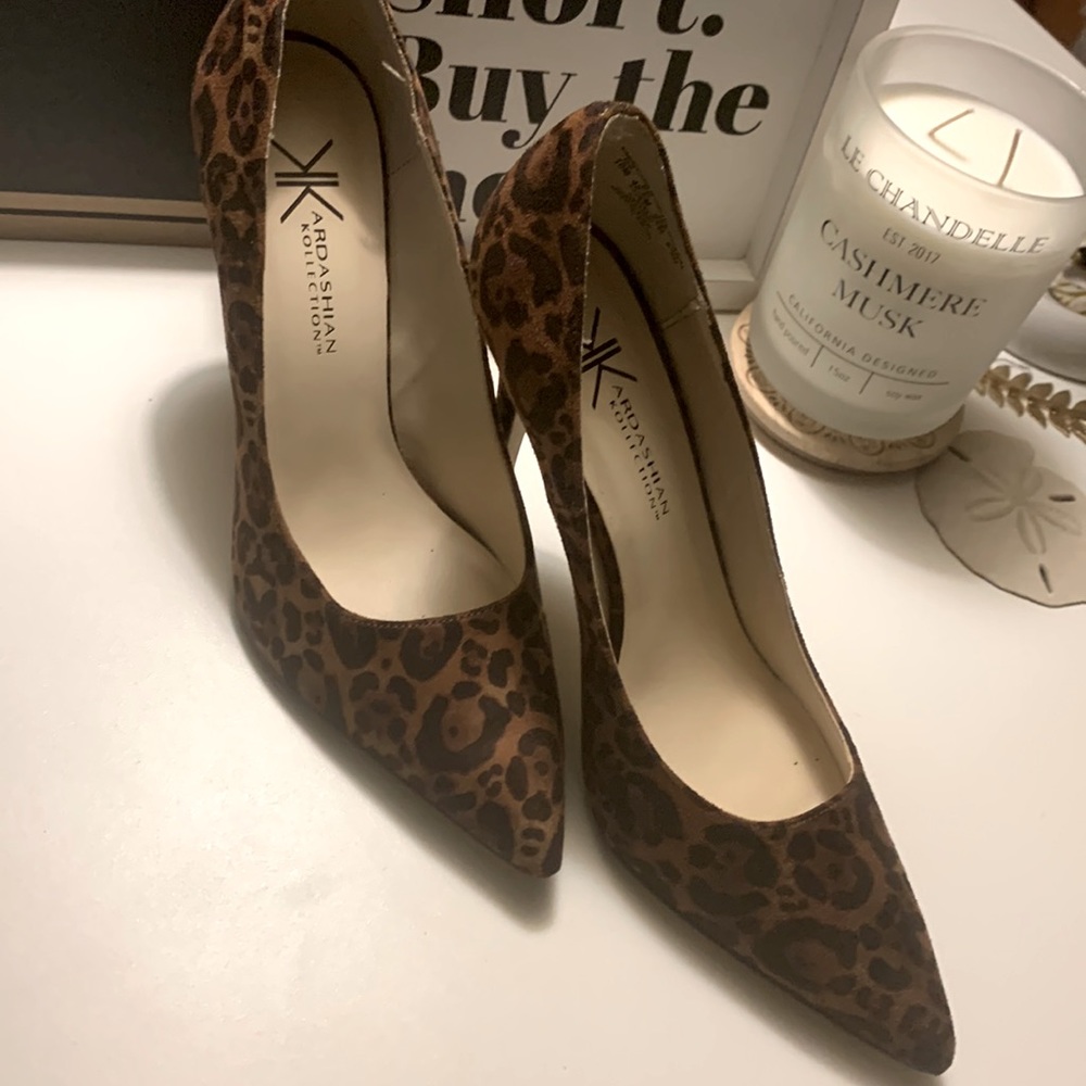 Animal print pumps